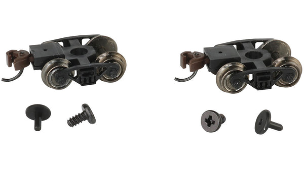 Bachmann N Roller-Bearing Freight Trucks with Wheels — 6 Pairs — manufacturer product view 2