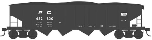 Bowser 43007 HO Scale Penn Central H-5 4-Bay Hopper #432820 — exact product view
