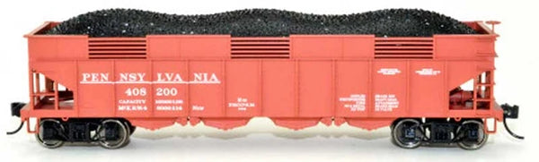 Bowser 43046 HO Scale Pennsylvania H22 Early Lettering Hopper #408200 — exact product view