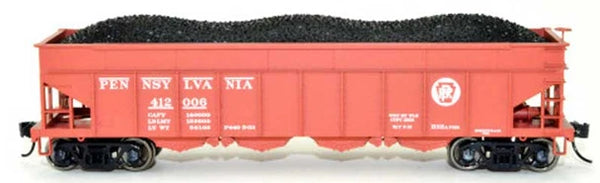 Bowser 43049 HO Scale Pennsylvania H22A Circle W Clams Hopper #412006 — exact product view