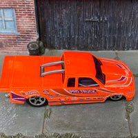 Loose Hot Wheels - Pro Stock Chevy S10 Drag Race Truck - Bright Orange