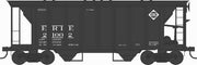 Bowser 43259 HO Scale Erie Built 3-42 H34 Covered Hopper #21002 — exact product view