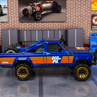 Loose Hot Wheels - 1973 Jeep J10 Pick Up - Blue K&N