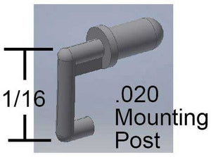 Cal Scale 190-731 HO Alco Locomotive Door Handles (Pack of 16) product image
