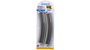 Bachmann HO E-Z Track 18-Inch Auto-Reversing Curves — 4 Pack — manufacturer product view 2