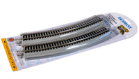 Bachmann HO E-Z Track 18-Inch Auto-Reversing Curves — 4 Pack — manufacturer product view 3
