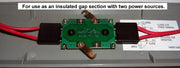 Bachmann HO 9" Power Terminal with Insulated Gap (Nickel Silver) — manufacturer product view 4