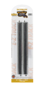 Bachmann 44815 N-scale 10-inch straight E-Z Track six-pack