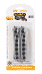 Bachmann 44855 N-scale curved E-Z Track six-pack in original package
