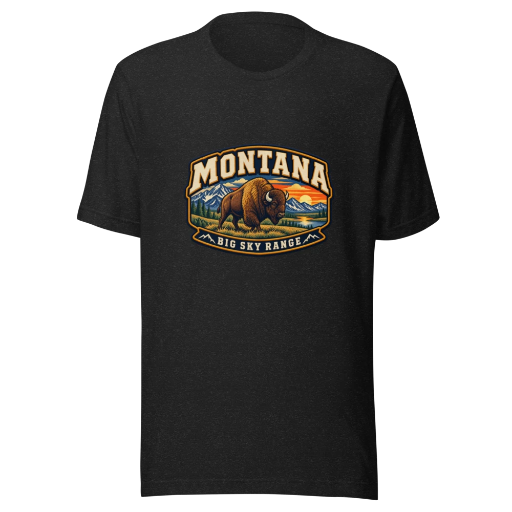 Montana State Heritage Premium T-Shirt product mockup