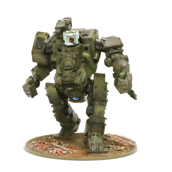 Warlord Games Konflikt ’47 Merlin Heavy Walker – painted manufacturer example; supplied unpainted