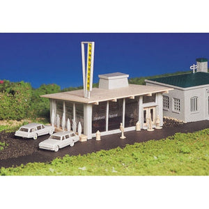 Bachmann HO Scale Plasticville Drive-In Hamburger Stand - BAC45434 — exact product reference
