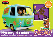 Polar Lights Mystery Machine completed model example with Scooby-Doo and Shaggy