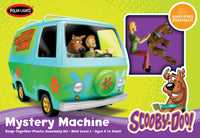Polar Lights Mystery Machine completed model example with Scooby-Doo and Shaggy
