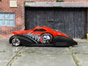 Loose Hot Wheels - Swoop Coupe - Red and Black with Flames and Skulls