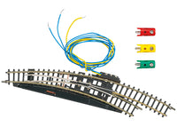 Märklin Electric Right Curved Turnout Radius 195 mm / 7-11/16" — exact product view 2