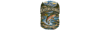 Eastern Sierra Fly Fishing Enamel artwork close-up