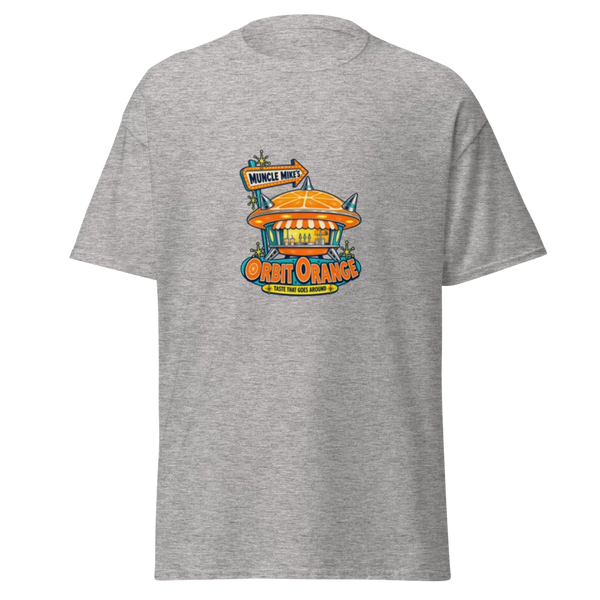 Orbit Orange T-Shirt product mockup