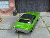 Custom Hot Wheels - 1968 Mercury Cougar - Green and Black - Green and Black 6 Spoke Wheels - Rubber Tires