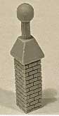 Bar Mills HO Scale Chimney Vented 1/3" – 02035 — exact product reference