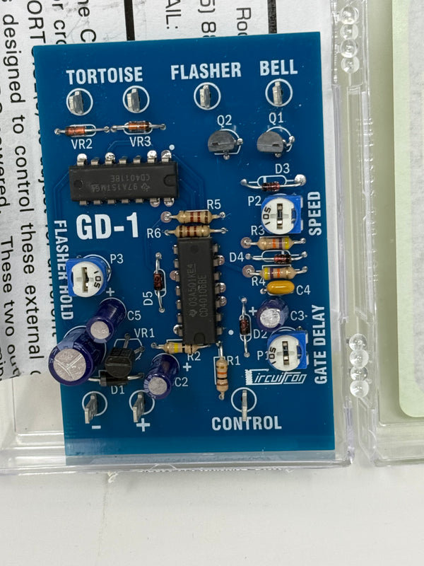 Circuitron GD-1 Grade Crossing Gate Driver — product view 1