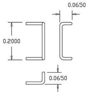 Cal Scale HO Drop Grab Irons – 20-Pack 509 – product view 1
