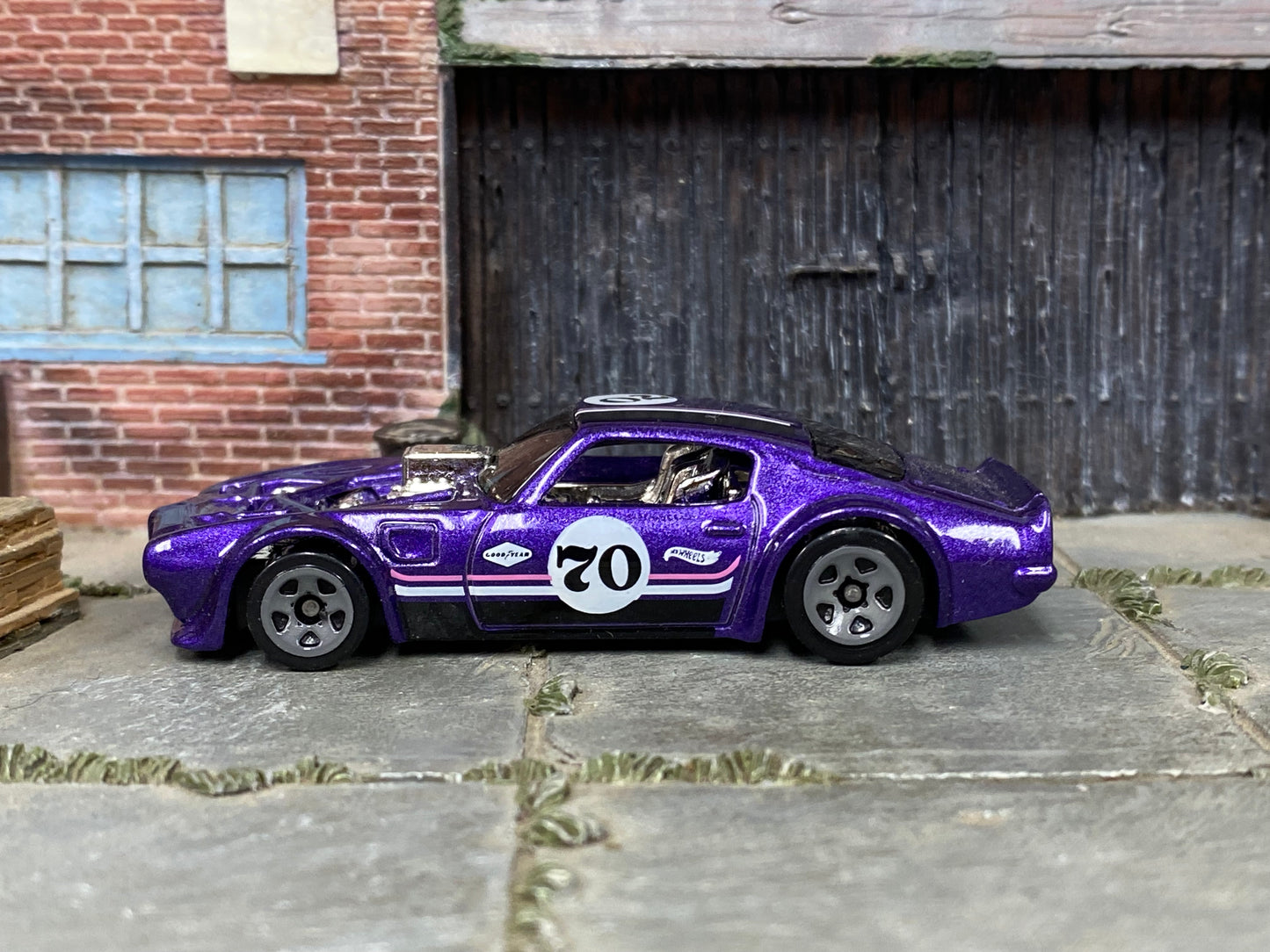 Loose Hot Wheels - 1970 Pontiac Firebird - Purple