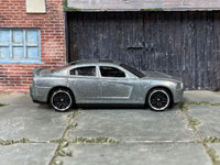 Assembled unpainted 2011 Dodge Charger R/T DIY kit, side view