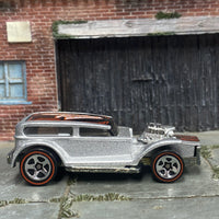 Loose Hot Wheels - The Demon - Hot Rod - Silver and Black