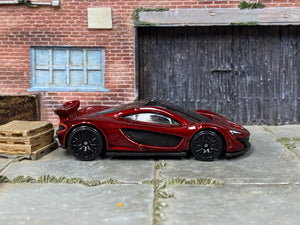 Loose Hot Wheels - McLaren P1 - Dark Red