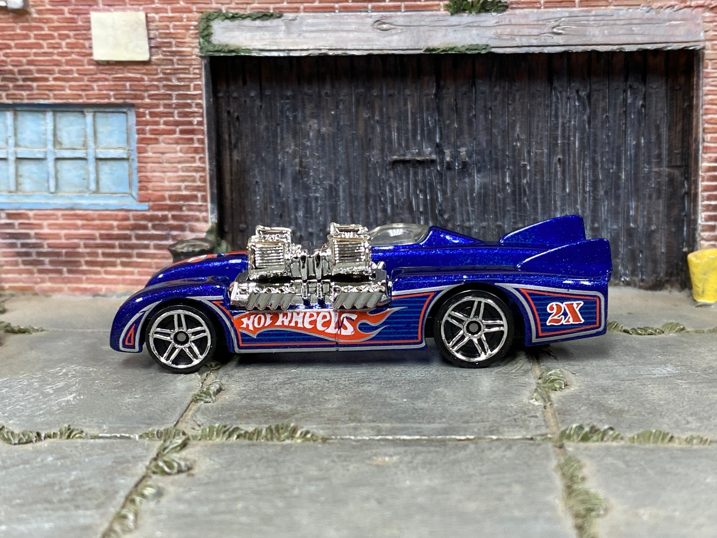 Loose Hot Wheels - Double Vision Salt Flat Racer - Blue