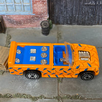 Loose Hot Wheels - Boom Box Mini Truck- Orange and Blue