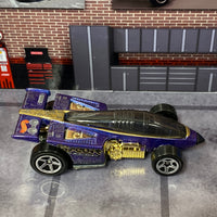 Loose Hot Wheels - Shadow Jet - Purple and Gold
