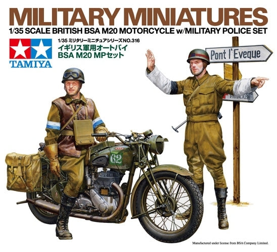 Tamiya 1/35 British Bsa M20 Motorcycle – 35316 — exact product reference