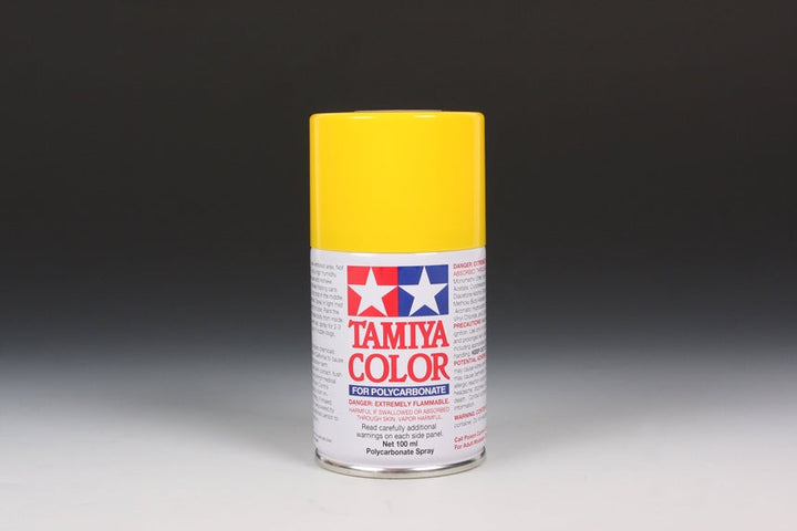 Tamiya PS-6 Yellow Polycarbonate Spray Paint — exact product reference