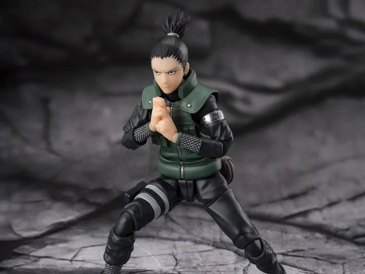 Bandai Naruto Shippuden S.H.Figuarts Shikamaru Nara (Brilliant Strategist) Action Figure — product view 1