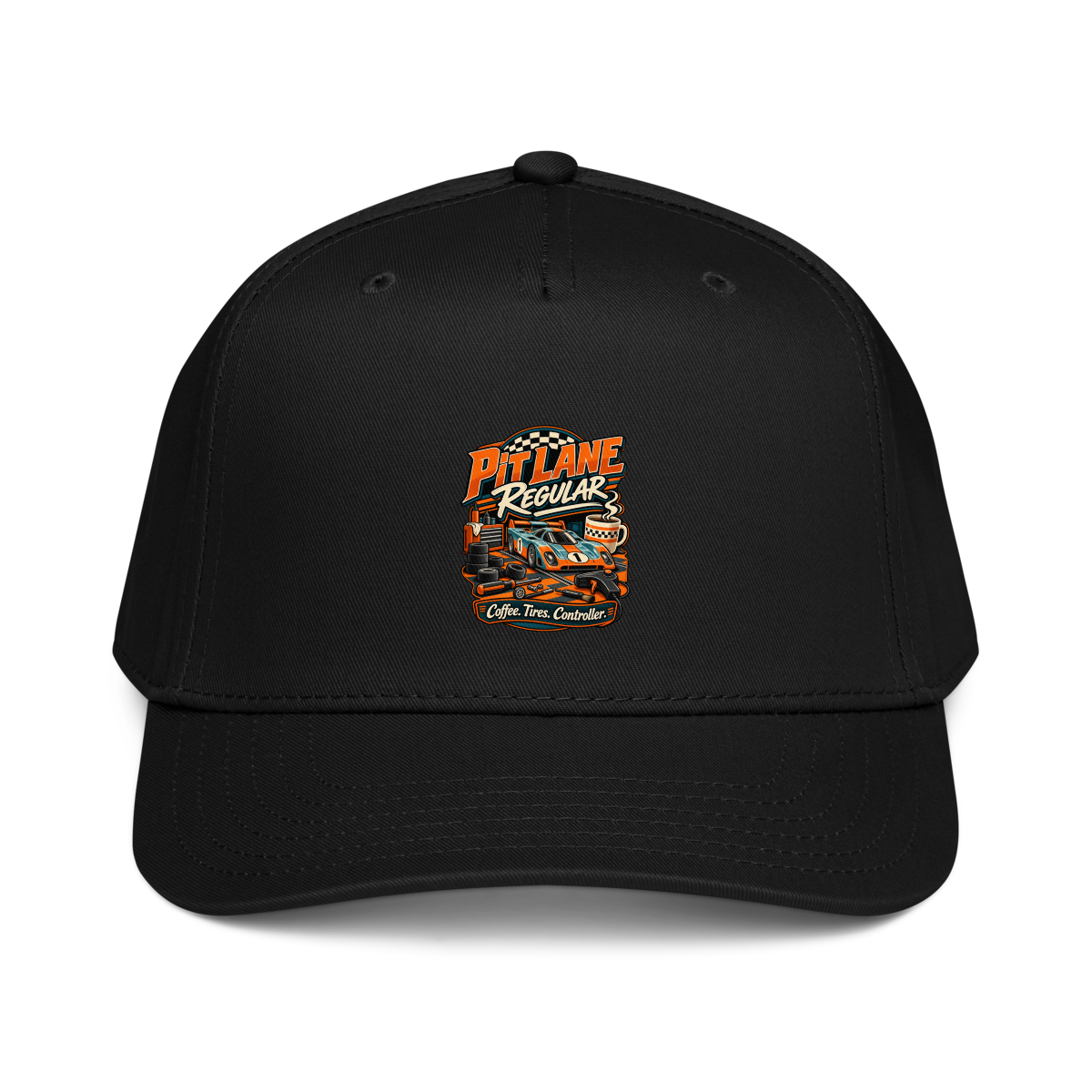 Pit Lane Regular Baseball Cap product mockup