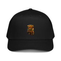 Muncle Mikes Hot Rod and Rat Rod Shirt Mayhem! Monster Rods! (034) Baseball Cap product mockup 7
