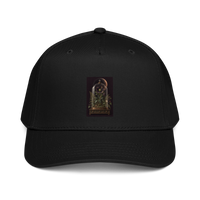 Eclipse Hellebore Gothic Botanical Poster – Dark Academia Wall Art Baseball Cap product mockup 7