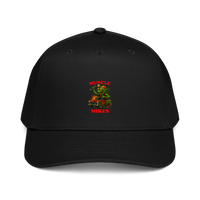 Muncle Mikes Hot Rod and Rat Rod Shirt Mayhem! Monster Rods! (021) Baseball Cap product mockup 7