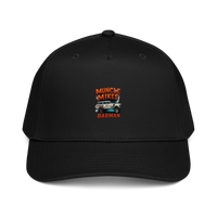Muncle Mikes Hot Rod and Rat Rod Shirt Mayhem! BADMAN Wagon Baseball Cap product mockup 7