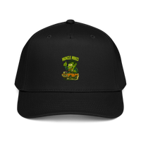 Muncle Mikes Hot Rod and Rat Rod Shirt Mayhem! Monster Rods! (011) Baseball Cap product mockup 7