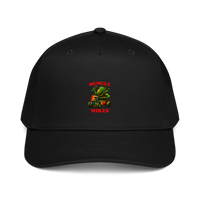 Muncle Mikes Hot Rod and Rat Rod Shirt Mayhem! Monster Rods! (025) Baseball Cap product mockup 7