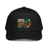 Remote Work Baseball Cap product mockup 7