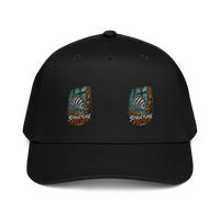 Structure Feeder Striped Fish Baseball Cap product mockup 7