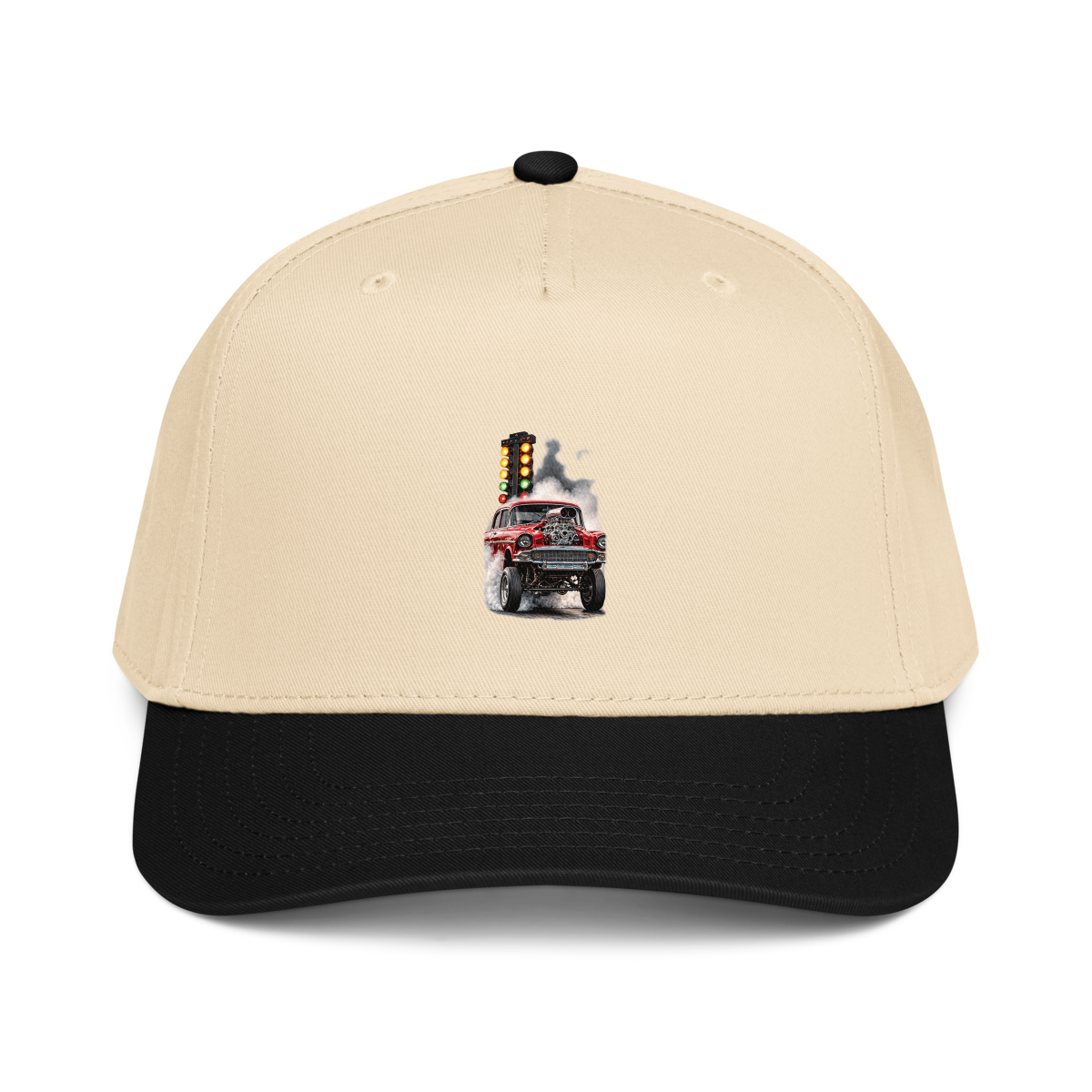 Red Gasser Launch Baseball Cap product mockup 2