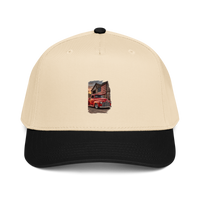 Barn Flag Red Hot Rod Pickup Baseball Cap product mockup 2