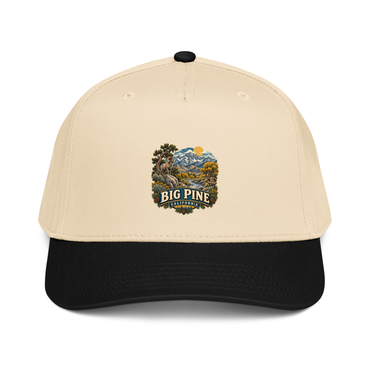 Big Pine California Baseball Cap product mockup 2