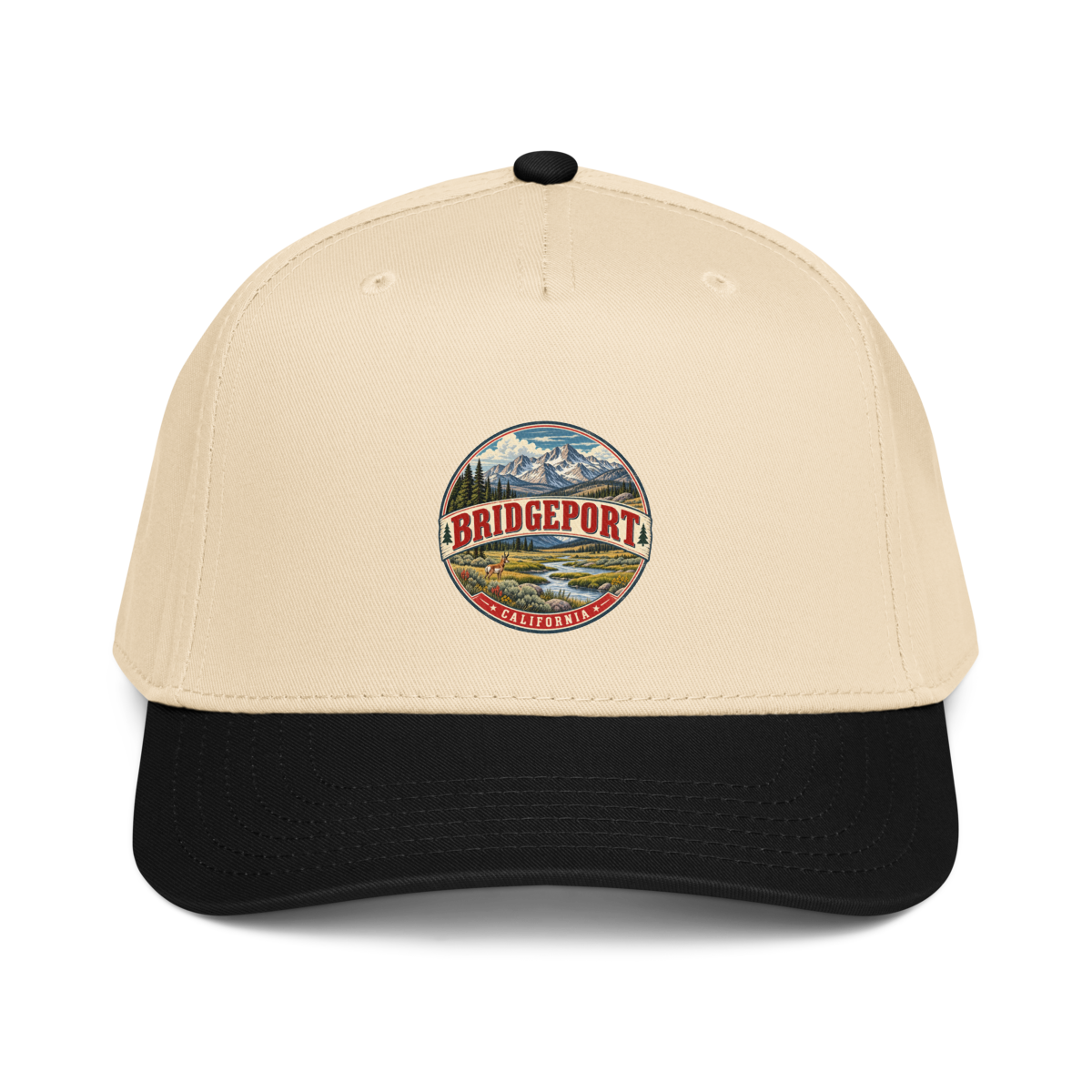 Bridgeport California Baseball Cap product mockup 2