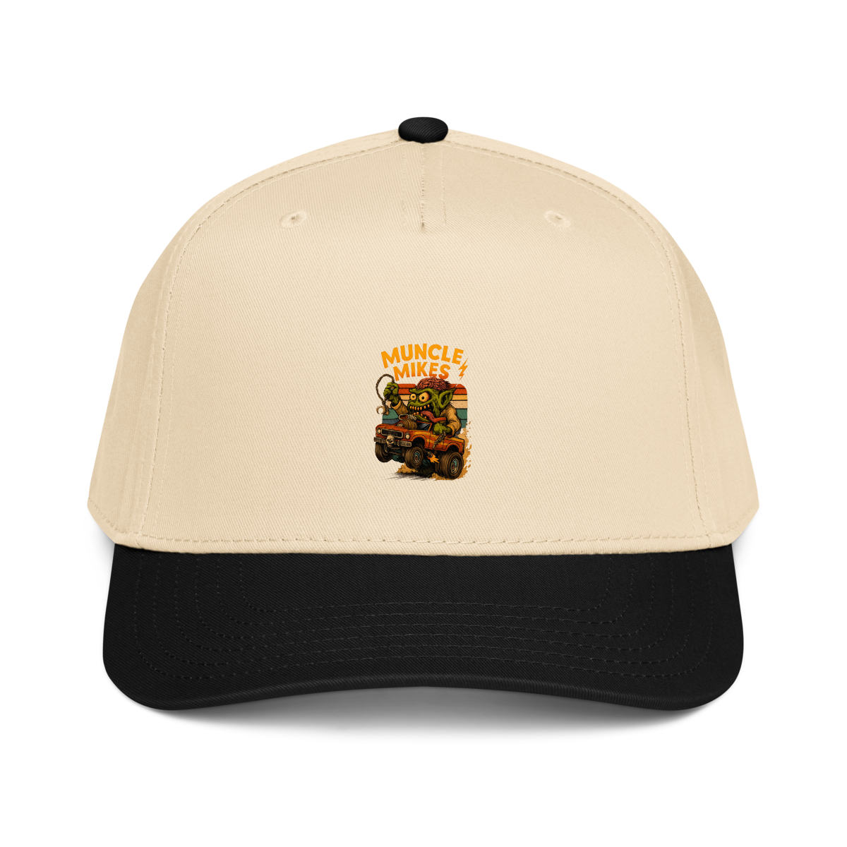 Muncle Mikes Hot Rod and Rat Rod Shirt Mayhem! Monster Rods! (034) Baseball Cap product mockup 2